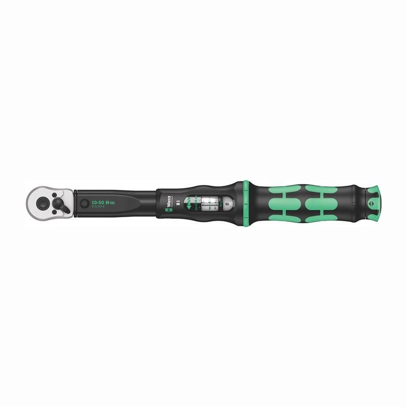 Clé dynamométrique Wera Click-Torque B 2 avec cliquet réversible, 3/8''.