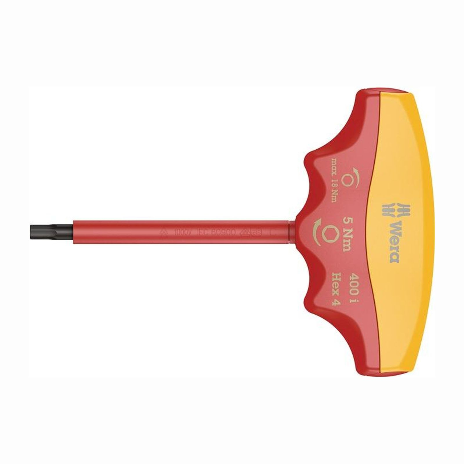 Wera 400 i VDE Indicateur de couple hexagonal