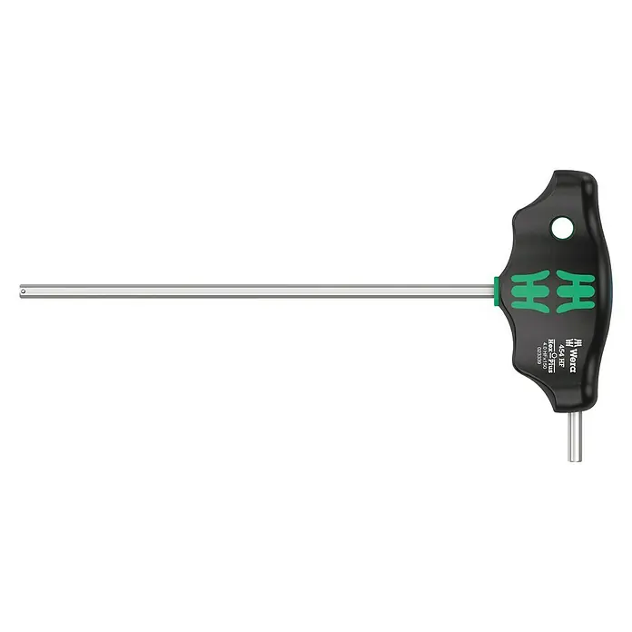 Tournevis hexagonal Wera 454 HF à poignée transversale Hex-Plus avec fonction de maintien