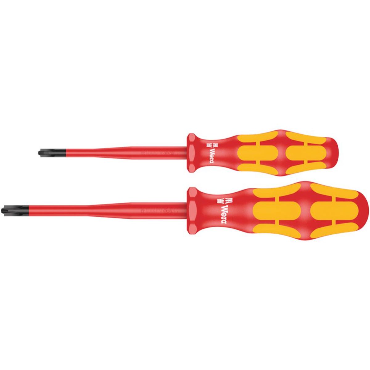 Wera 165 iS PZ/S # 1 + 2 Jeu de tournevis isolés Kraftform Plus Série 100, 2 pièces