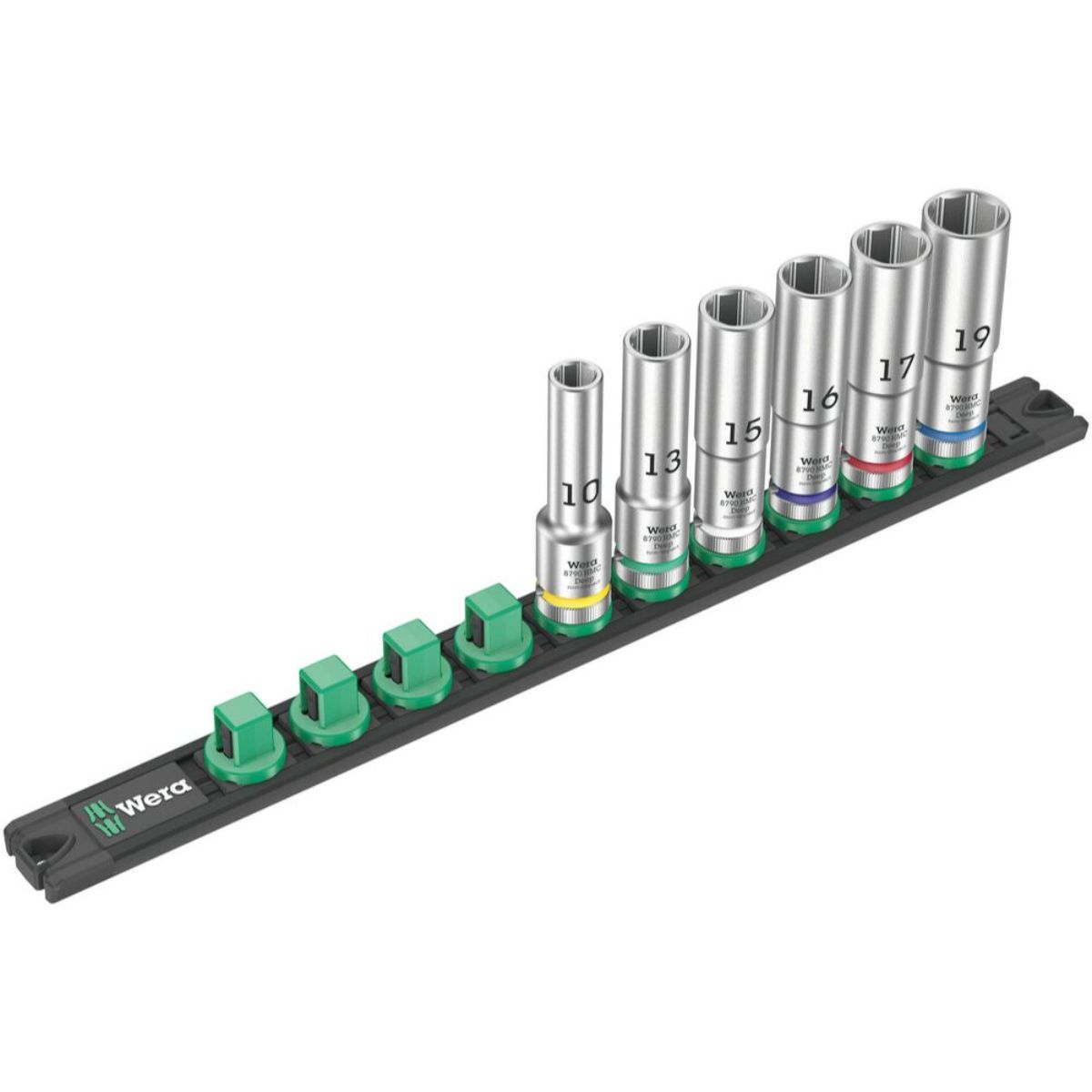 Jeu de douilles magnétiques C Deep 1 pour clé à cliquet, entraînement 1/2", 6 pièces