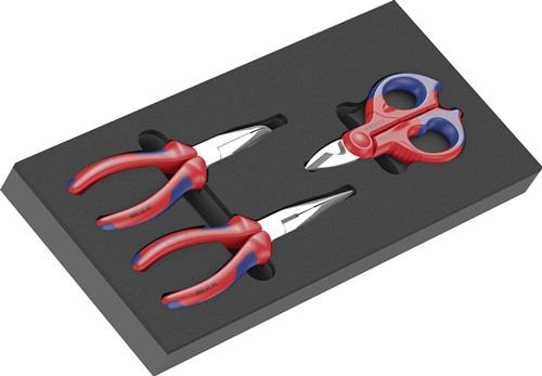 Insert en mousse KNIPEX pour set de pinces Wera 9781 (2 pièces, 3 pièces)