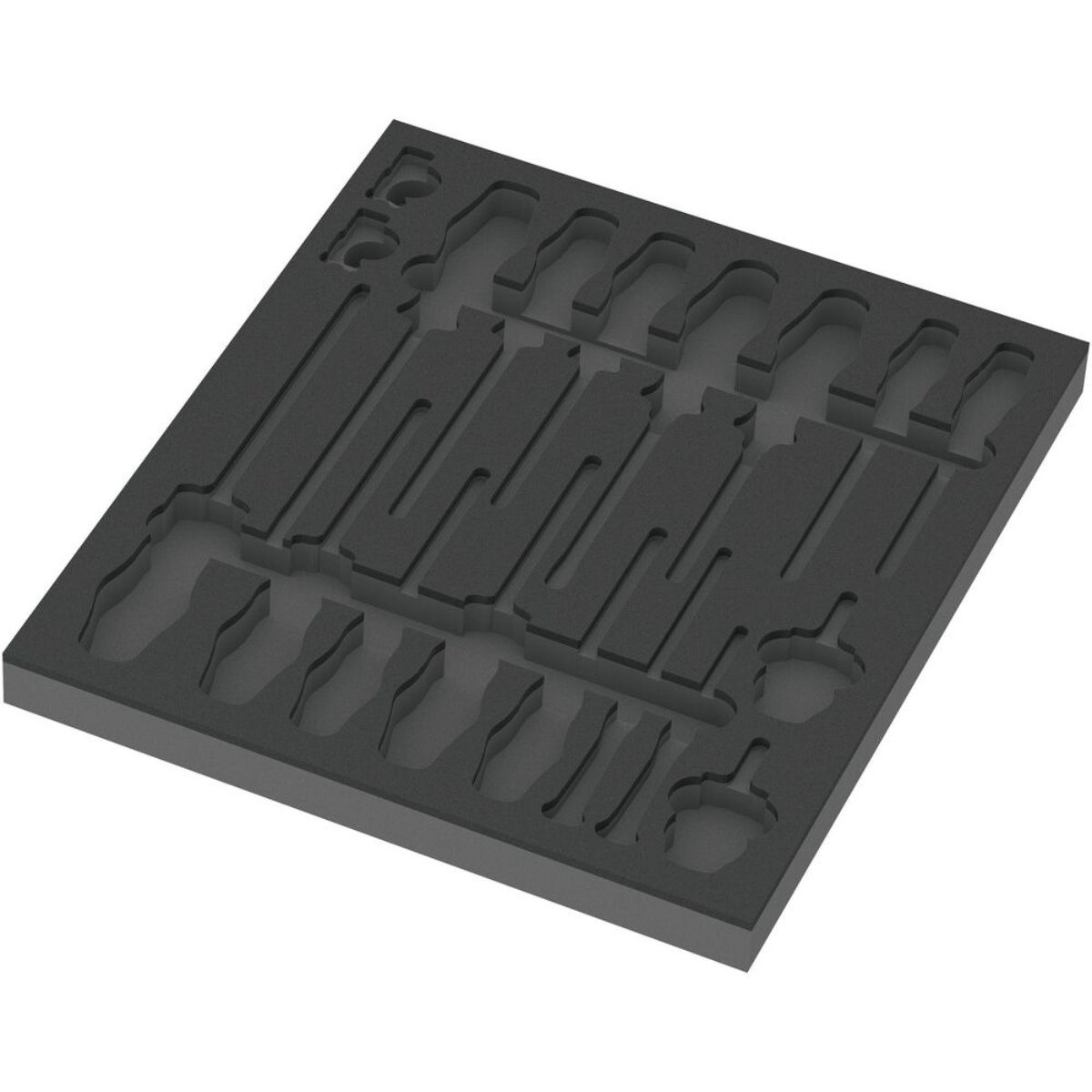 Wera 9810 Insert en mousse pour tournevis Set 1, sans outils