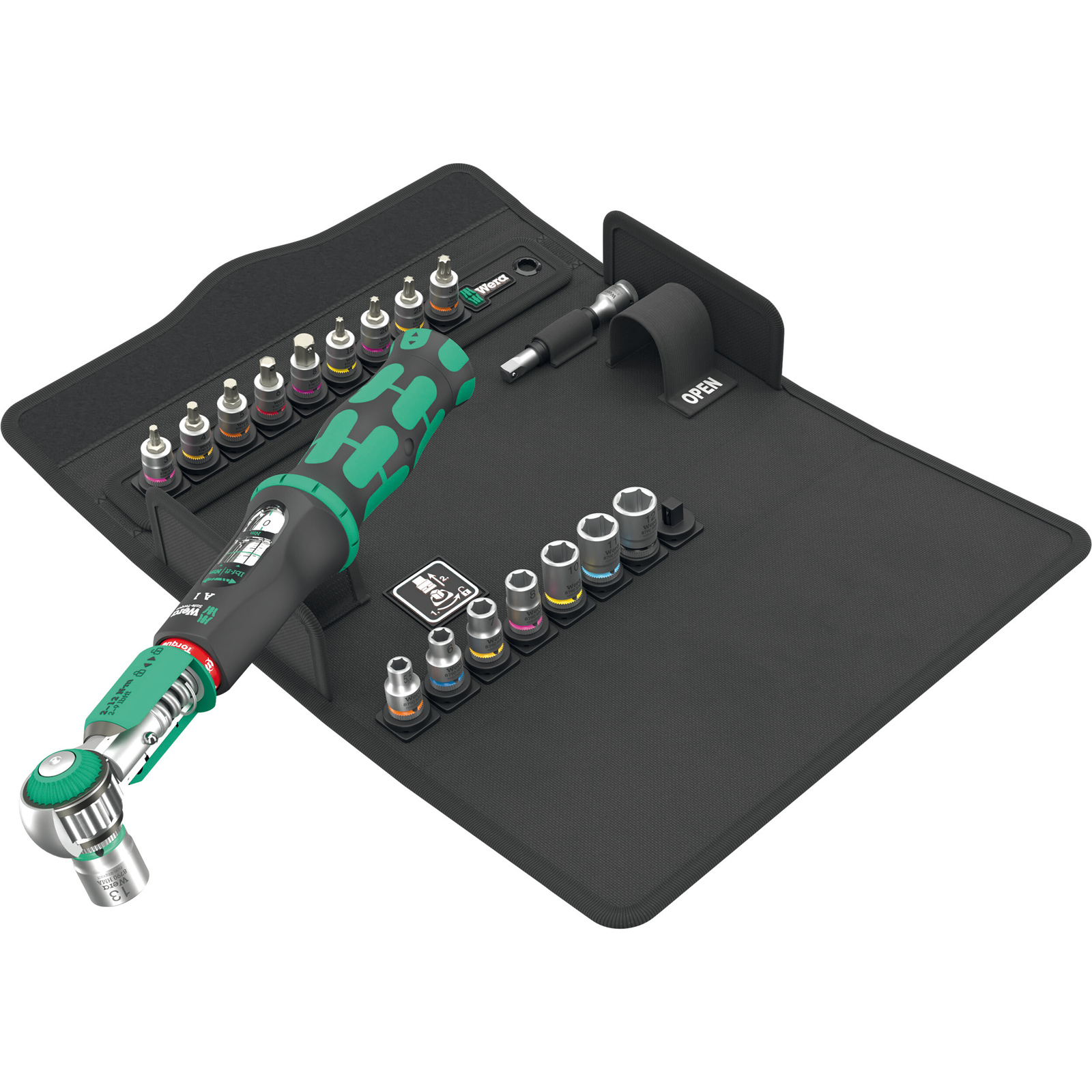 Wera Safe-Torque A 1 SHK Set 1 05136073001 Jeu de clés dynamométriques 1/4" (6,3 mm) 2 - 12 Nm