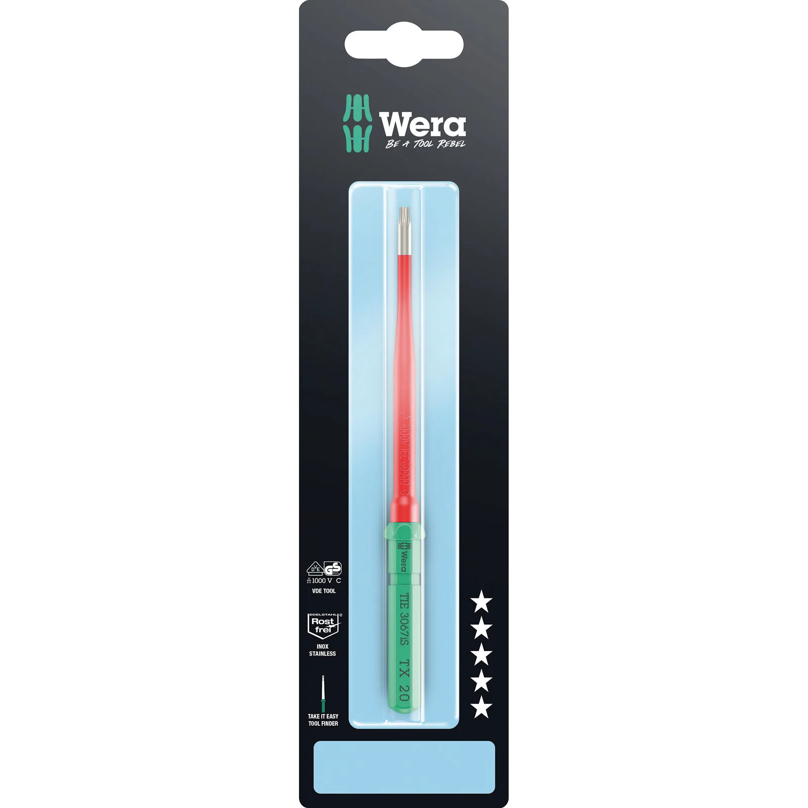 Wera Kraftform Kompakt VDE 3067 iS TORX® Take it Easy SB