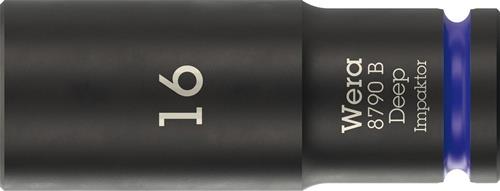 Douille à choc 8790 B Impaktor Deep 3/8" 16 mm Longueur 63 mm WERA