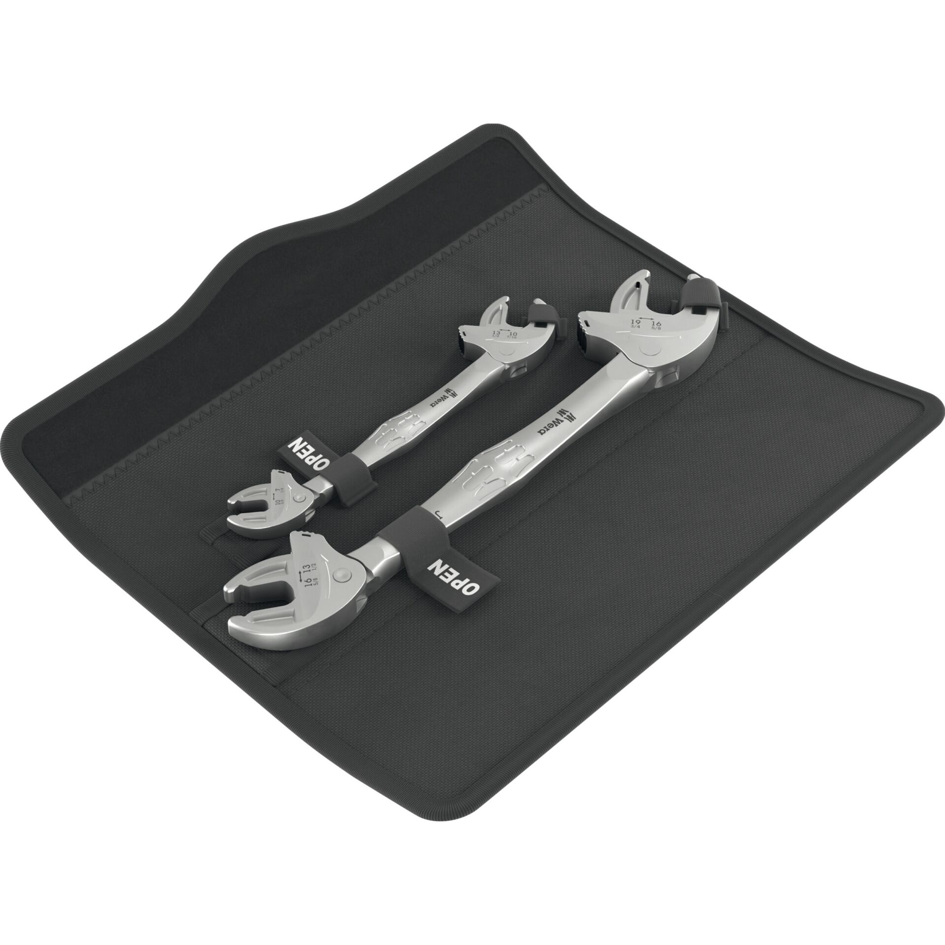 Wera 6006 Joker 2 Set 1 Clé à molette double à réglage automatique, 2 pièces
