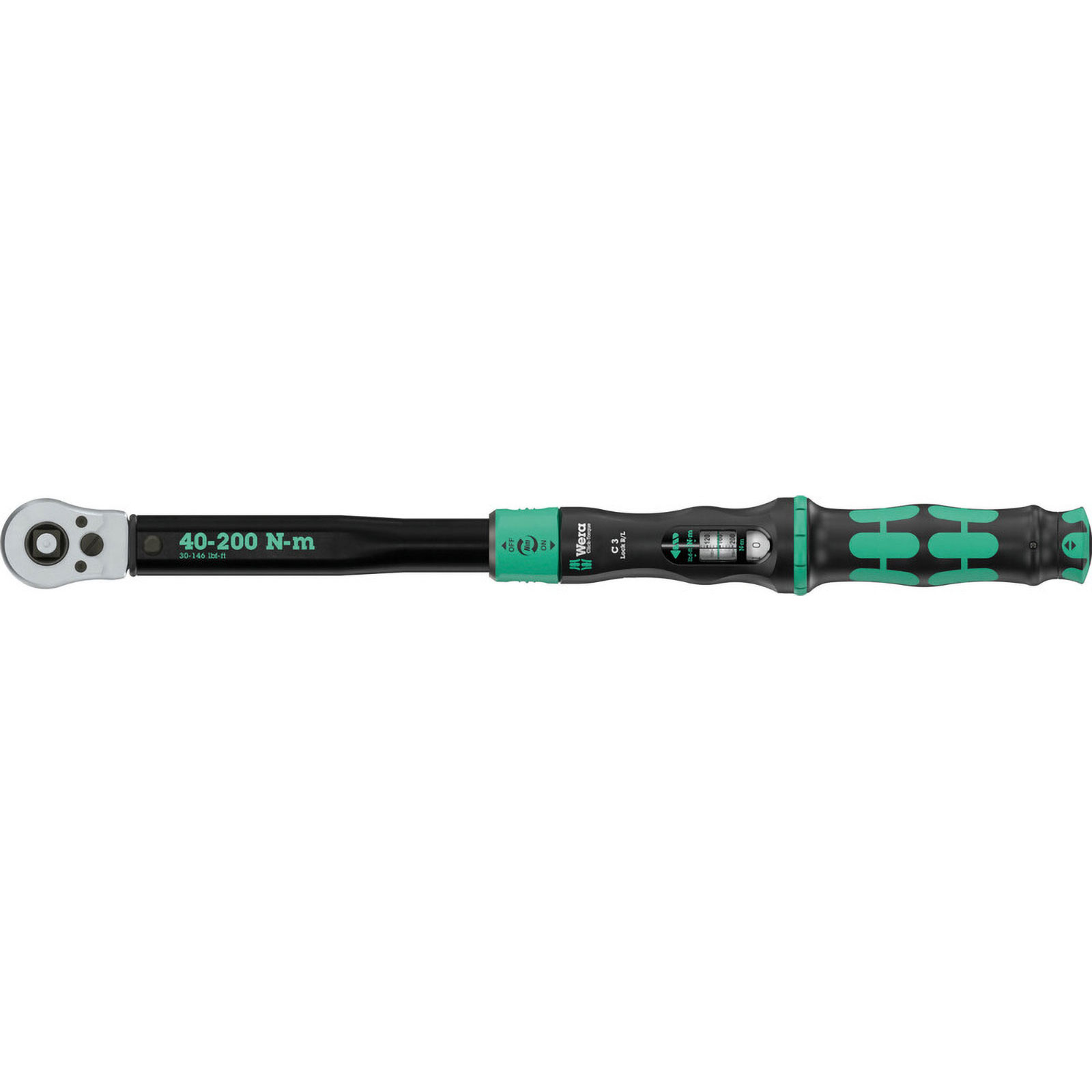 Wera Click-Torque Lock C 3 R/L, 1/2" x 40-200 Nm