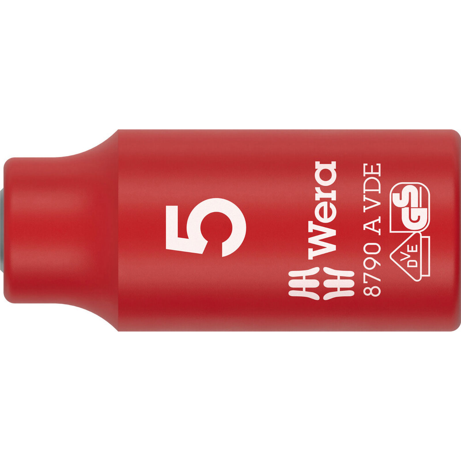 Wera 8790 A VDE Zyklop douille à cliquet isolée, avec entraînement 1/4", 5 x 41 mm