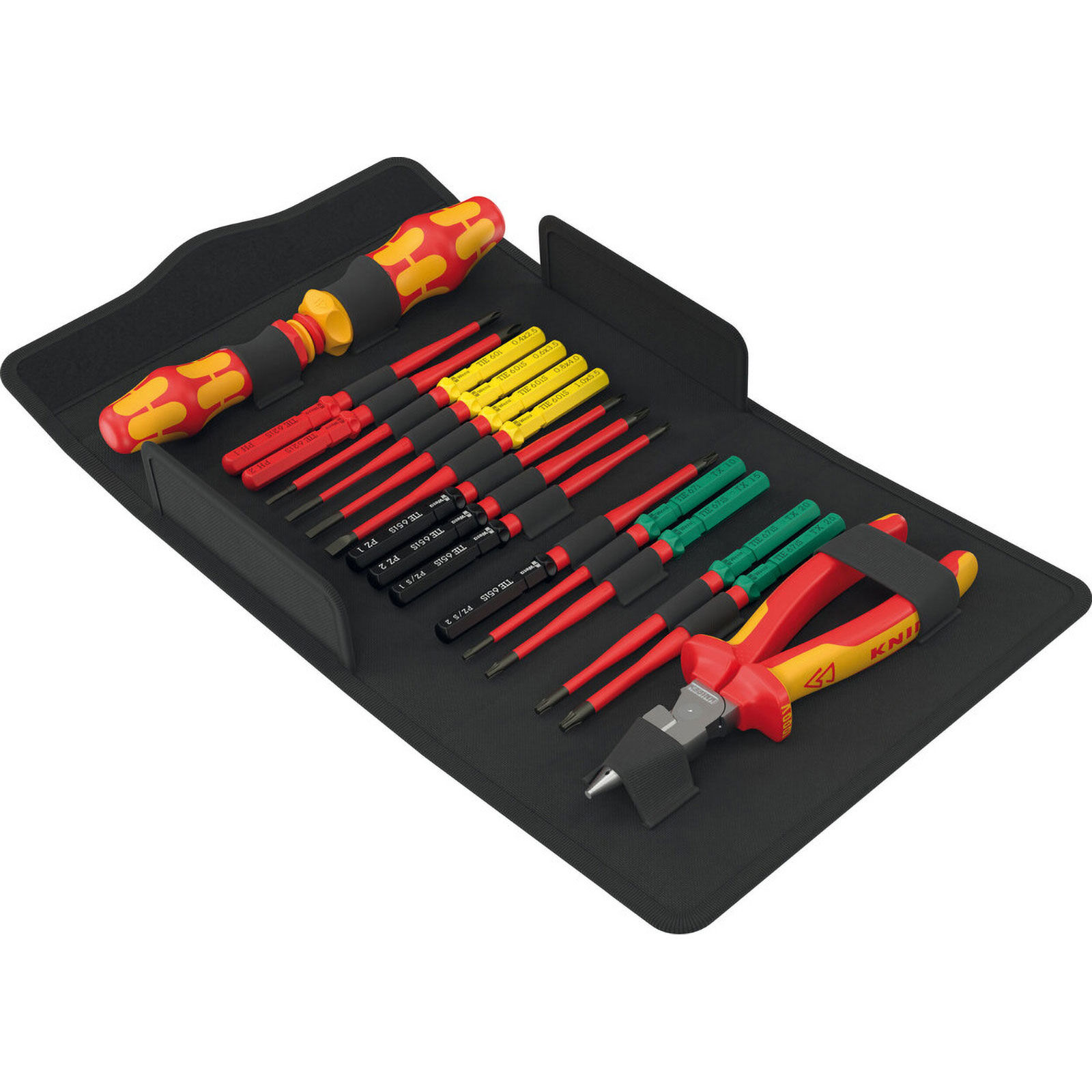 Wera Kraftform Compact VDE 17 extra slim 2 Tool Finder, 17 pièces — lot de 17 pièces