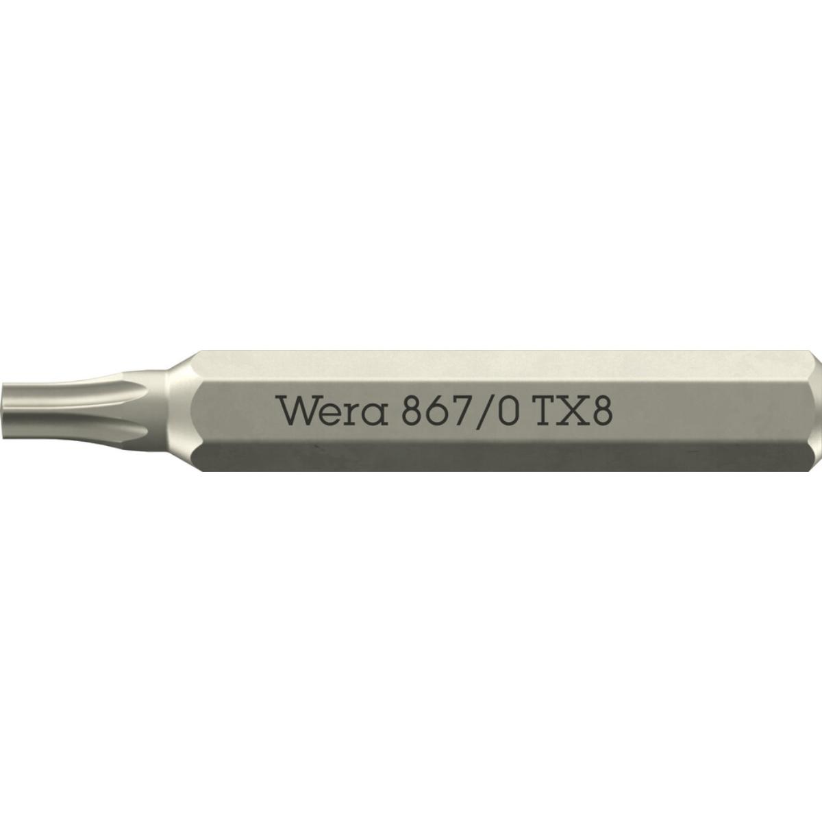 Wera Bit 867/0 Micro TX 8 L.30mm