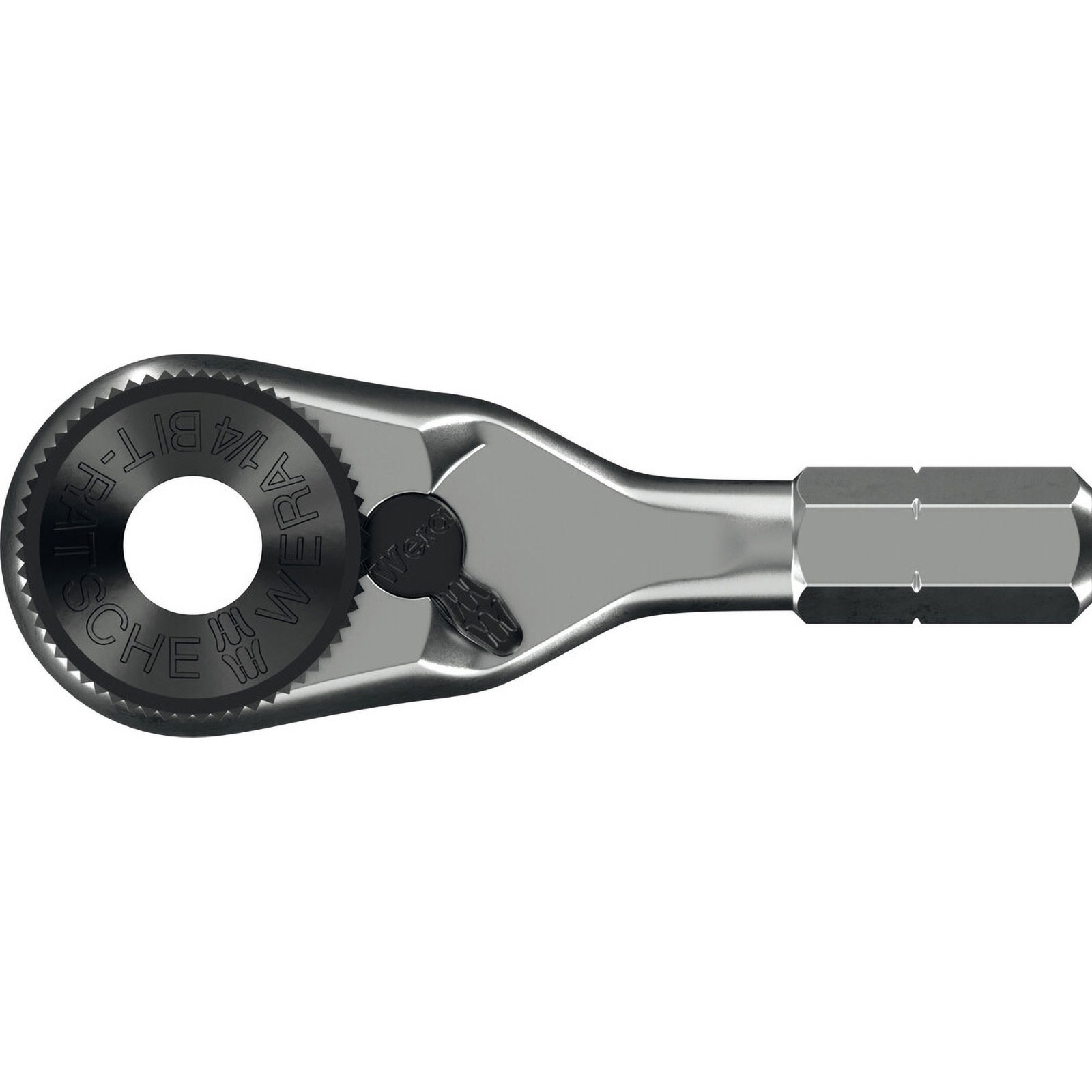 Wera 8011 Zyklop Mini 4 - Clé à cliquet 4 bits, 1/4", 1/4" x 50 mm