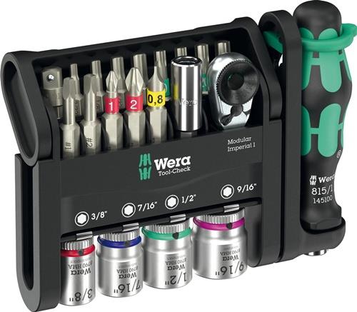 Wera Tool-Check Modular Imperial 1 - Jeu de 21 pièces