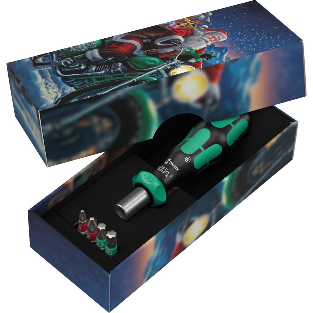 Wera Werkzeugset 838 RA S/4 Christmas 2025, jeu d'outils 5 pièces