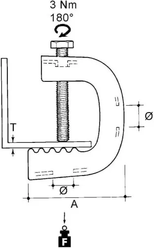 Niedax Pince à vis YH-1021