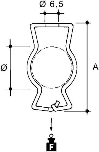 Niedax Fixation de tuyau GM-1219