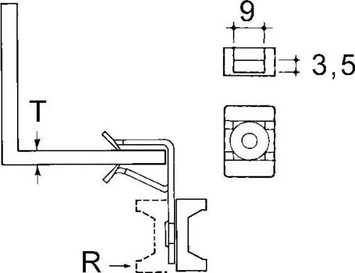 Niedax Fixation de câble AH1420-M
