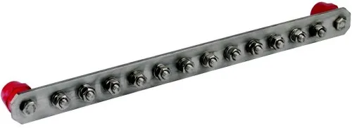 DEHN Barrette de mise à la terre PAS I 12AP M10 V2A