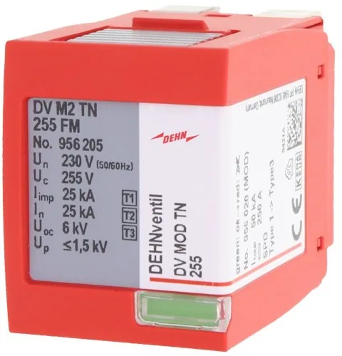 Module de protection DEHN DV MOD TN255 combiné parafoudre #956020