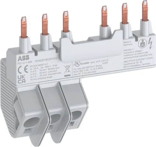 ABB Stotz S&J Barrette collectrice triphasée 1SAM301903R1012