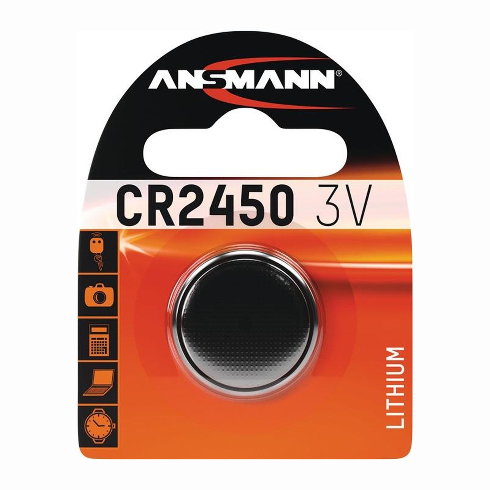 Pile bouton ANSMANN 3 V 620 mAh - 5020112