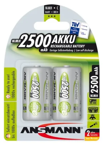 Accu Ansmann Baby 5030912 VE2 (NiMH C 2500 mAh)