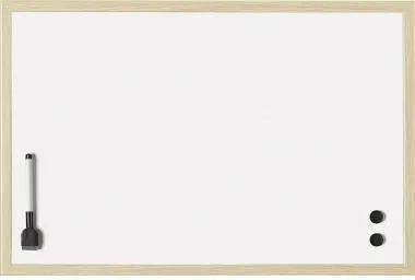 Magnetoplan tableau blanc 121925 cadre MDF 390x290mm