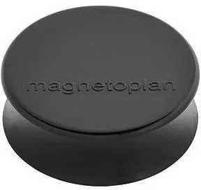 Aimant magnétoplan® Ergo Large 34 x 12,5 mm (Ø x H) 34 mm 2 kg Ferrite noir 10 pièces/boîte MAGNETOPLAN