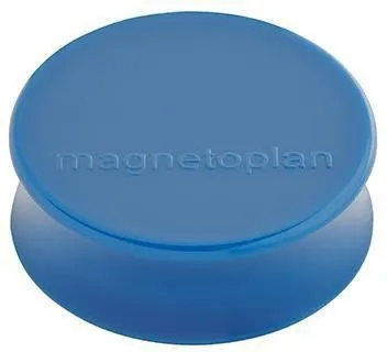 Aimant magnétoplan® Ergo Large 34 x 12,5 mm (Ø x H) 34 mm 2 kg Ferrite bleu foncé 10 pièces/boîte MAGNETOPLAN