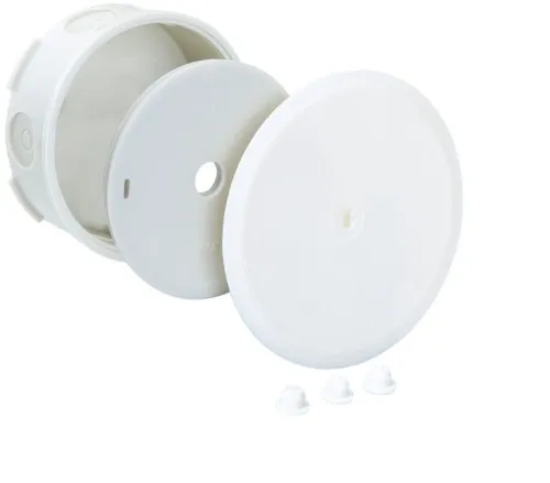 Spelsberg Boîte de dérivation UP 6 ronde, 80x80x32 mm, IP54, Plastique, Gris