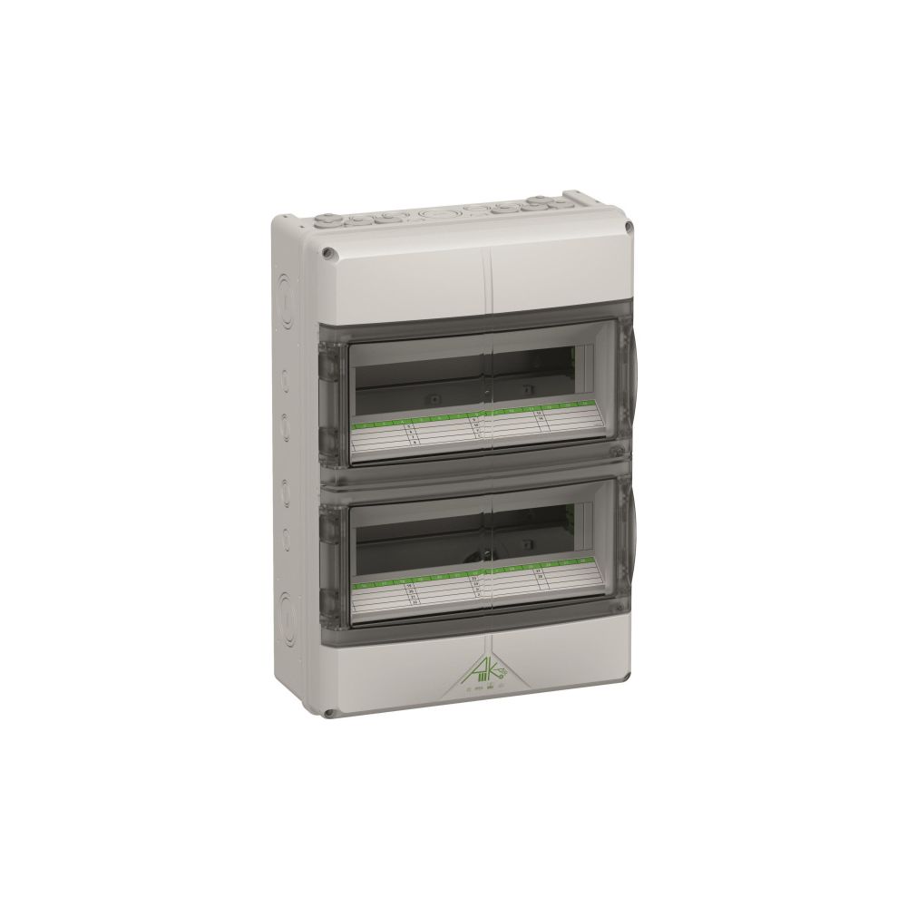 Petit coffret de dérivation AK 28 Spelsberg, 2 rangées 315x450x155 mm, plastique, gris