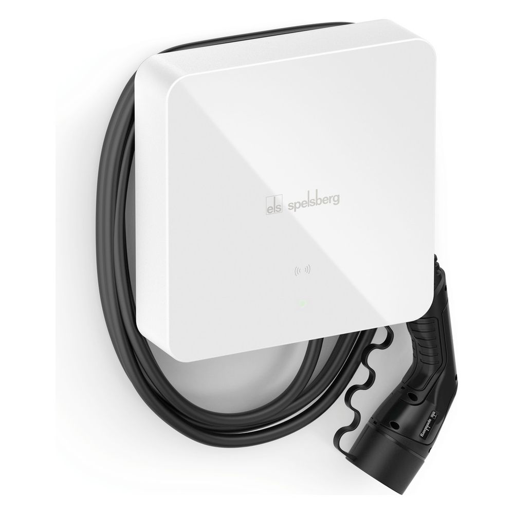 Wallbox intelligente Spelsberg Wallbox Smart Pro 11 kW, 3 phases, câble de recharge 5 m, blanc
