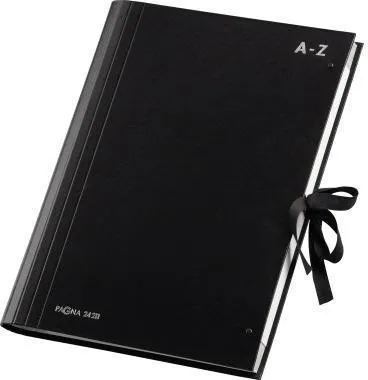 Classeur Pagna Vorordner 24211-04 DIN A4 A-Z 20 compartiments PVC/Carton dur noir