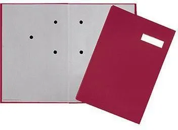 Pagna Chemise à signatures 24192-11 Reliure éco carton buvard 20 pièces rouge