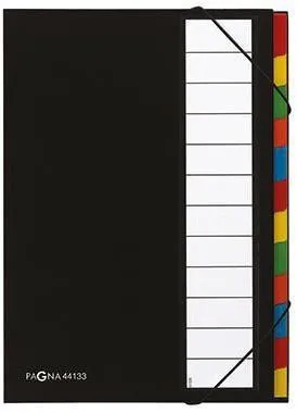 Pagna Organisateur de bureau Deskorganizer 44133-04 DIN A4 12 séparateurs noir