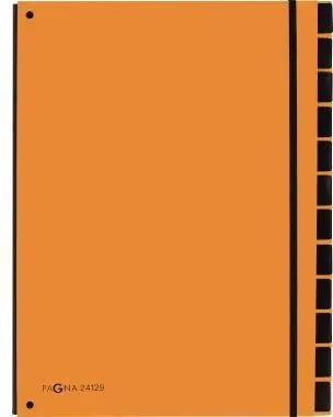 Pagna Classeur sur pupitre Trend 24129-09 12 poches 3 trous orange