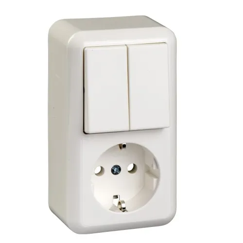 Elso Combinaison interrupteur + prise AP rw 388504