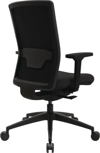 Fauteuil de bureau Topstar Synchr.-M noir 450-570mm avec dossier Capacité 110kg