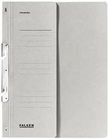 Falken classeur à levier 80000763 DIN A4 demi-couverture reliure commerciale gris