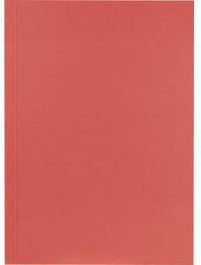 Falken Couverture de dossier 80004138 23x31,8 cm, 250 g, rouge - 100 pièces/paquet — lot de 100 pièces