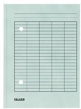 Chemise à rabats Falken 80001571 A4 2 fenêtres vert 100 pièces/paquet