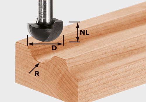 Festool Fraise à congé HW S8 R8