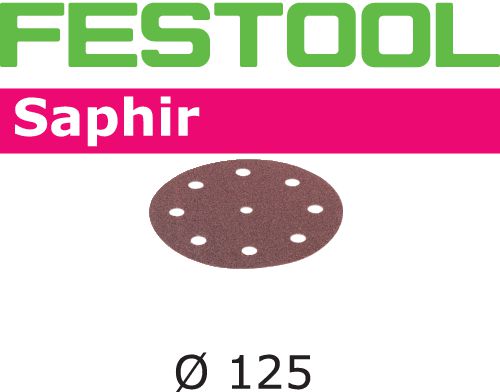 Produit abrasif Saphir D125 SA/25 — lot de 25 pièces
