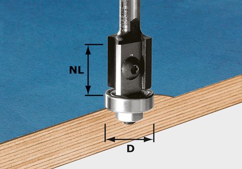 Festool Plaquettes de fraisage à affleurer HW S8 D19/20WM Z2