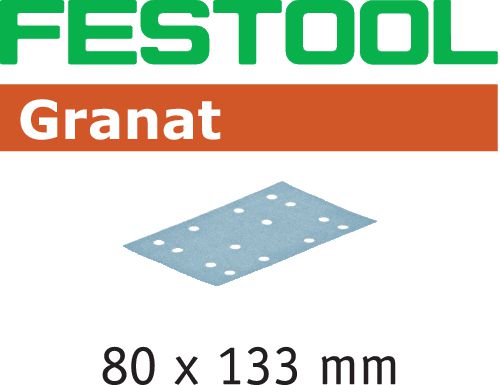Festool Papier de verre Granat 80x133 P100