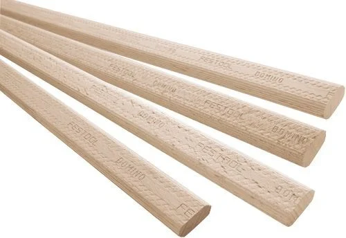 Tige Festool DOMINO en hêtre 750 — lot de 36 pièces