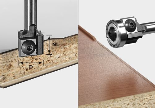 Fraise à plaquettes amovibles Festool S8 HW D19 12x12 KL OFK