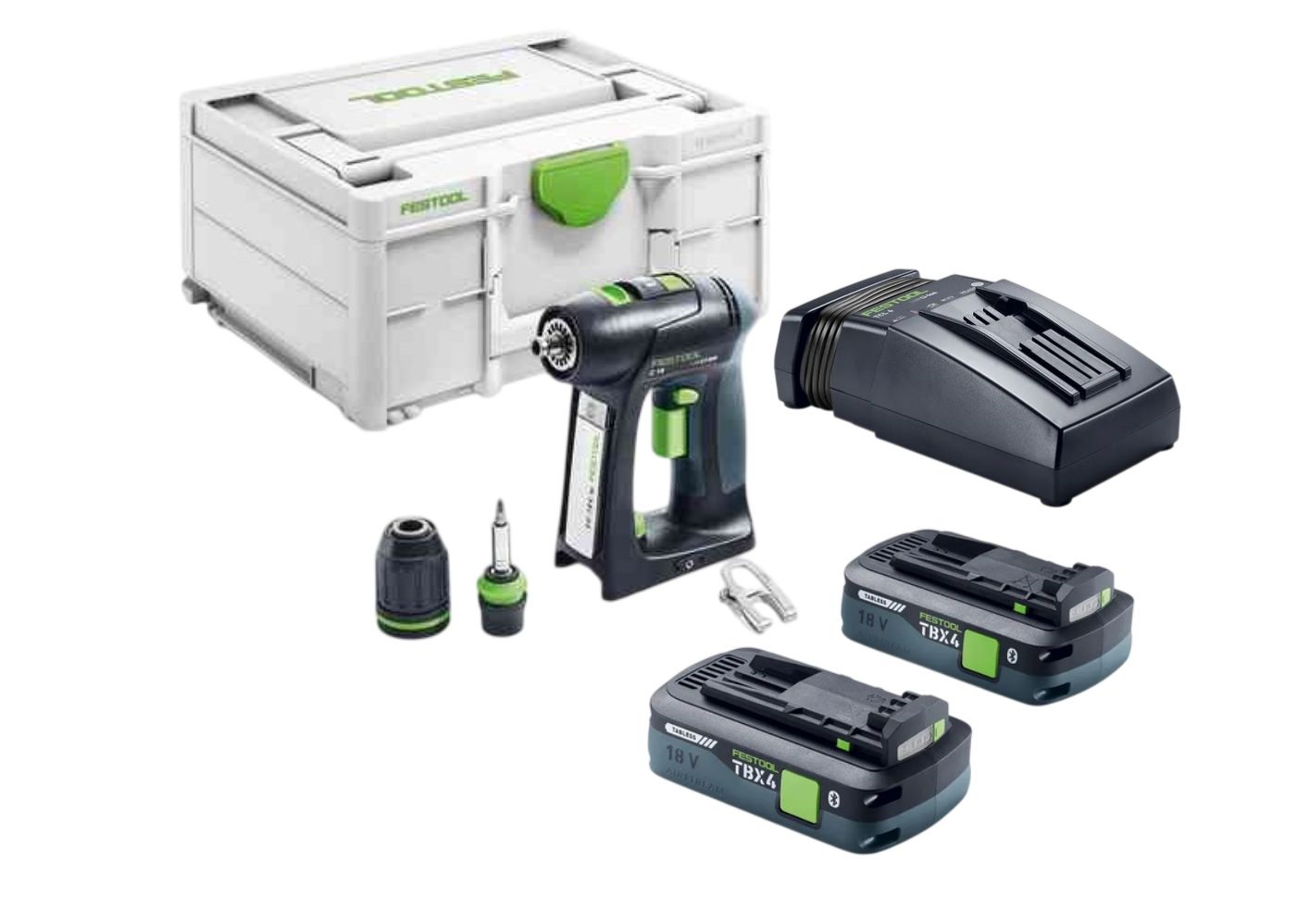 Perceuse-visseuse sans fil Festool C 18 HPC 4,0 I-Plus