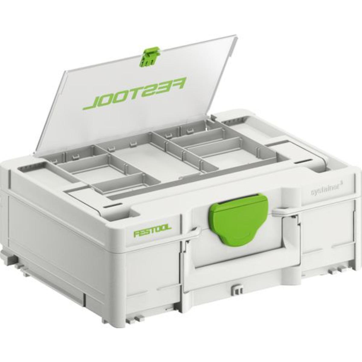Systainer³ Festool SYS3 DF M 137 avec compartiment supérieur