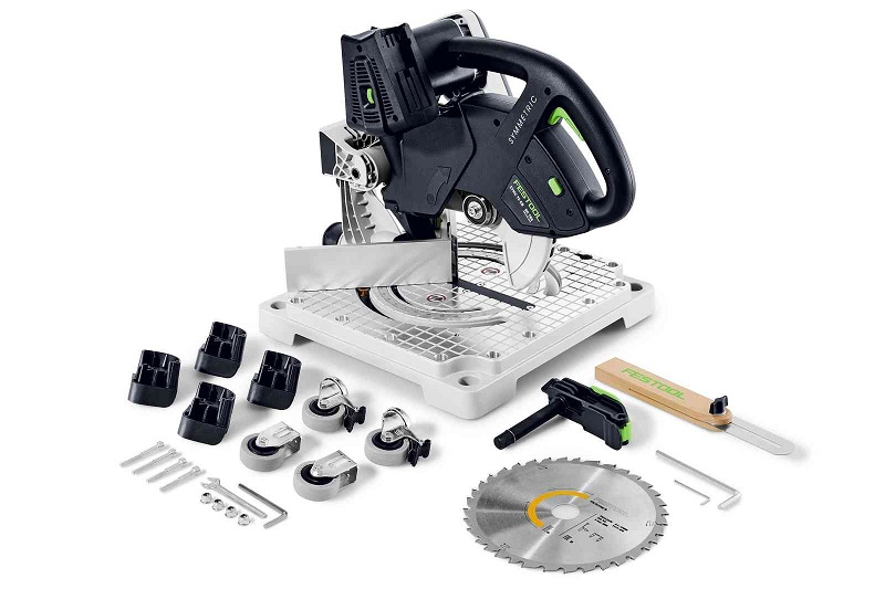 Scie à onglet sans fil Festool SYMMETRIC SYMC 70 EB-Basis